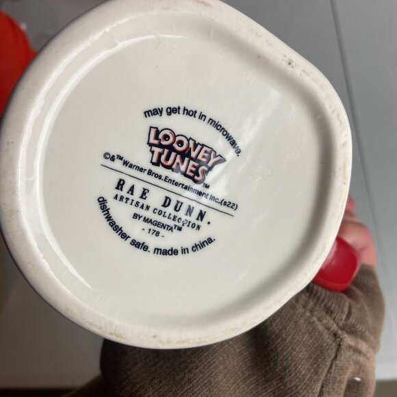 Rae Dunn Looney Tunes Tweety Bird Merry Christmas Figural Coffee Mug - Picture 2 of 6